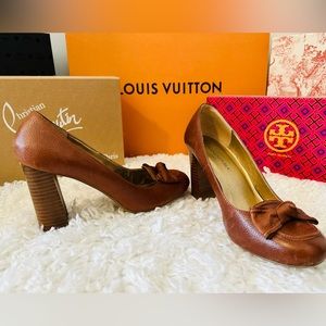 Banana Republic Closed Tow Heel in Cognac